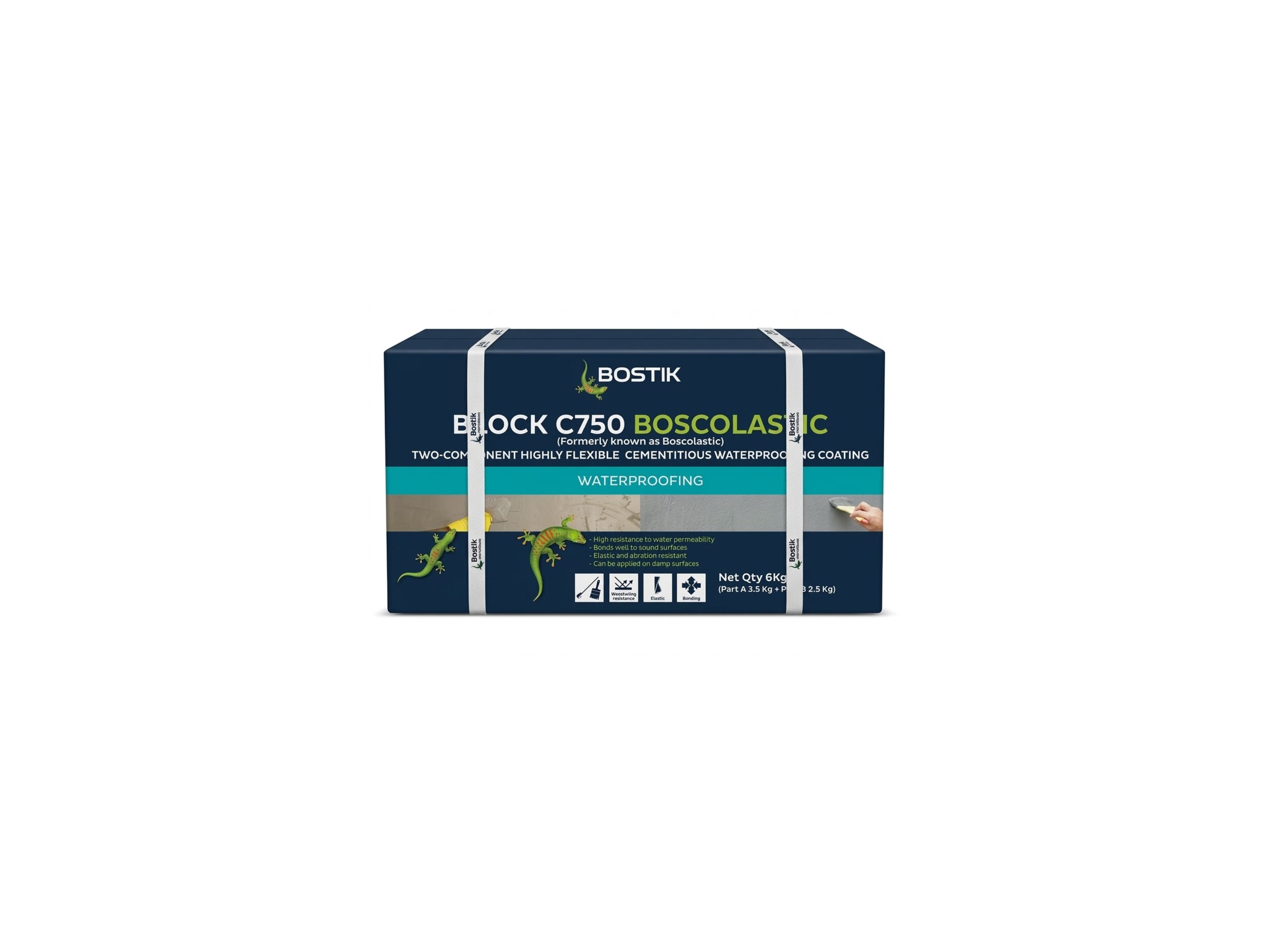 BOSTIK C750 BOSCOLASTIC 6KG W/PROOF
